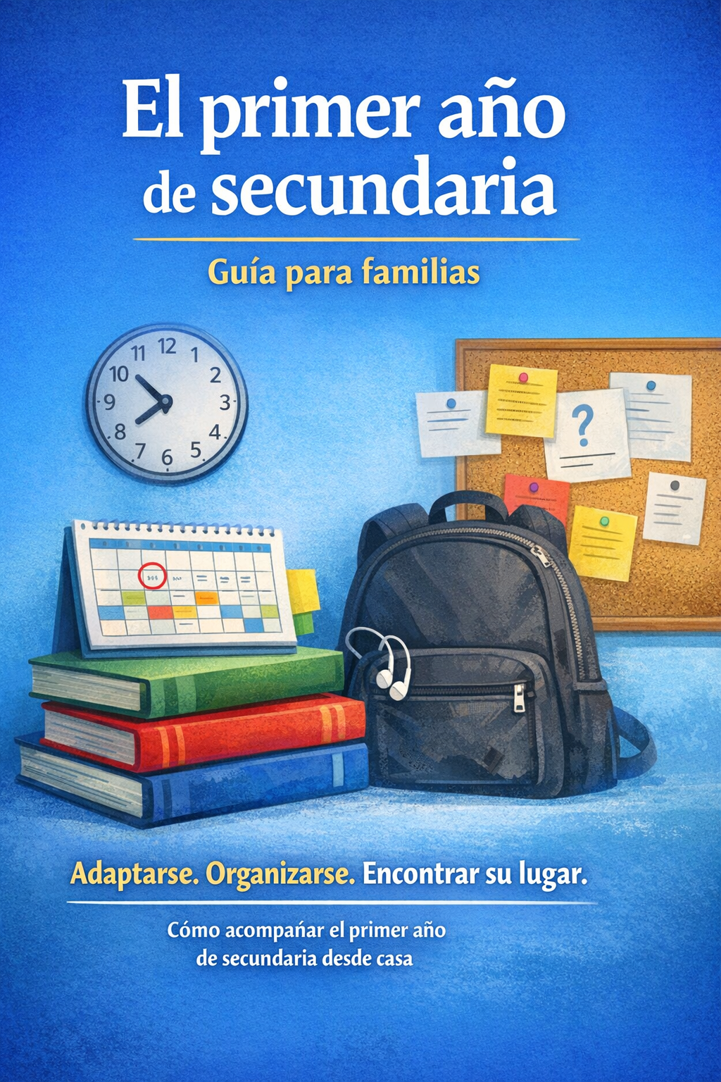 El primer año de secundaria: qué
cambia realmente y cómo acompañar
a tu hijo o hija